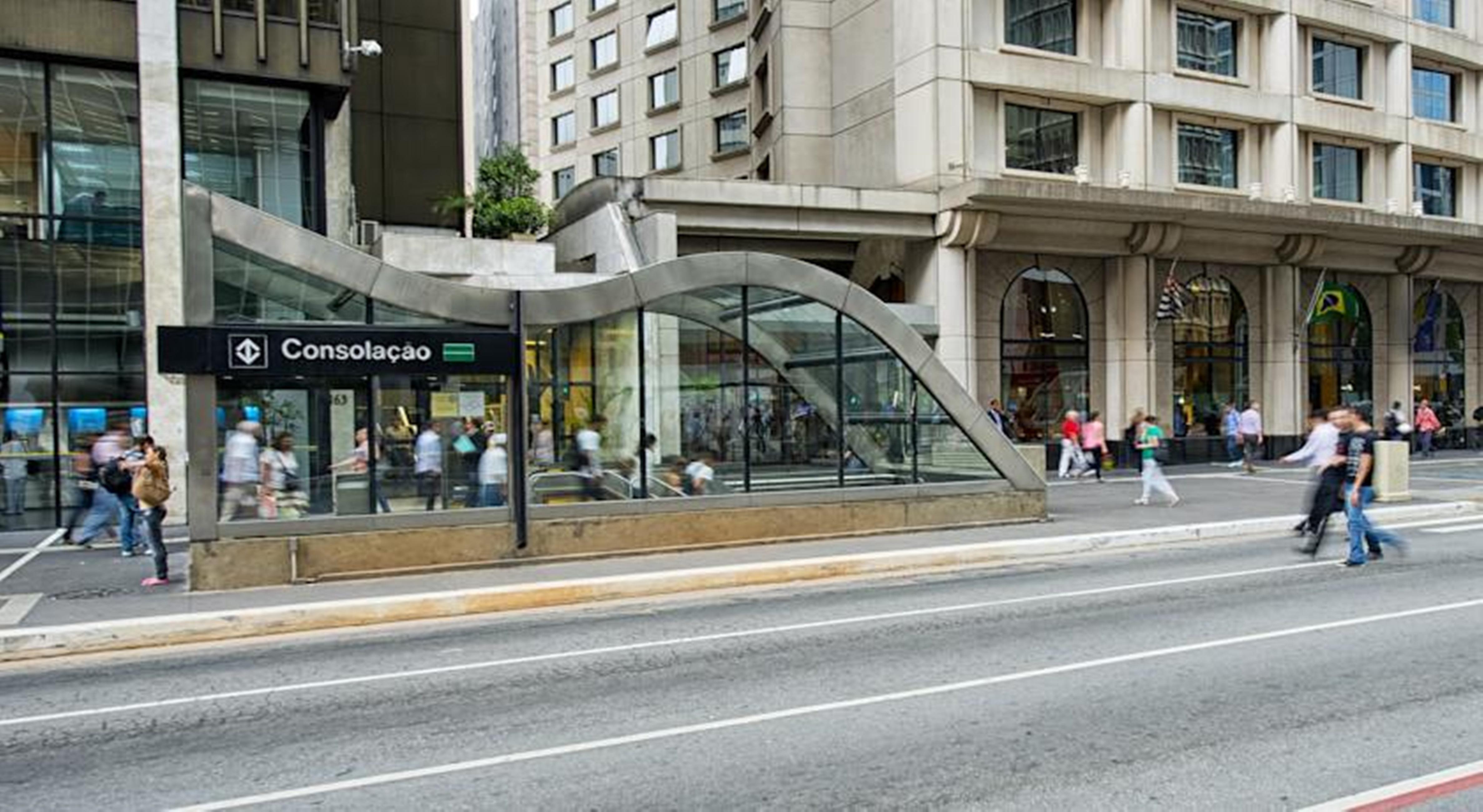 Melia Paulista Hotel Sao Paulo Exterior foto The station entrance